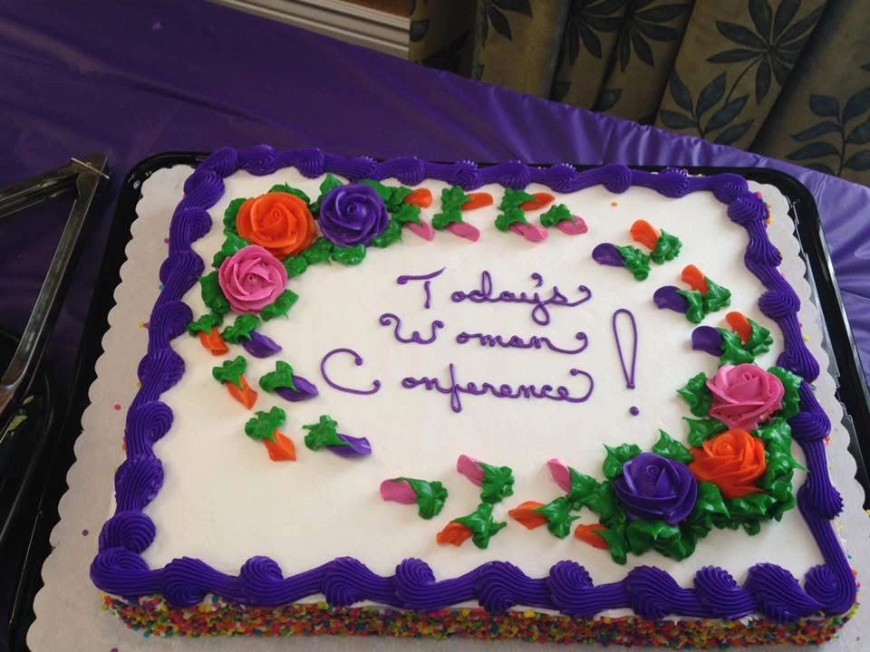 Celebration cake for a women's gathering