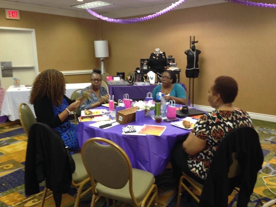 Women participating in a facilitated workshop